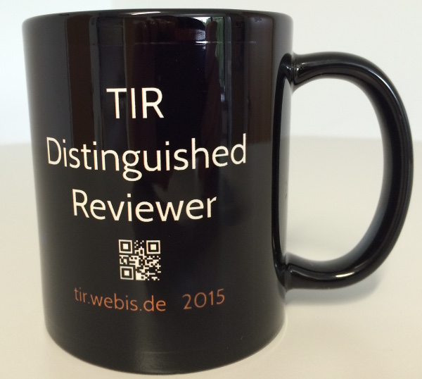 TIR reviewer mug front